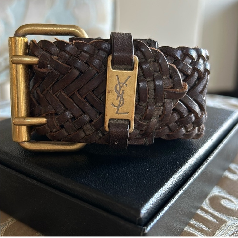 Yves Saint Laurent Vintage Leather bracelet